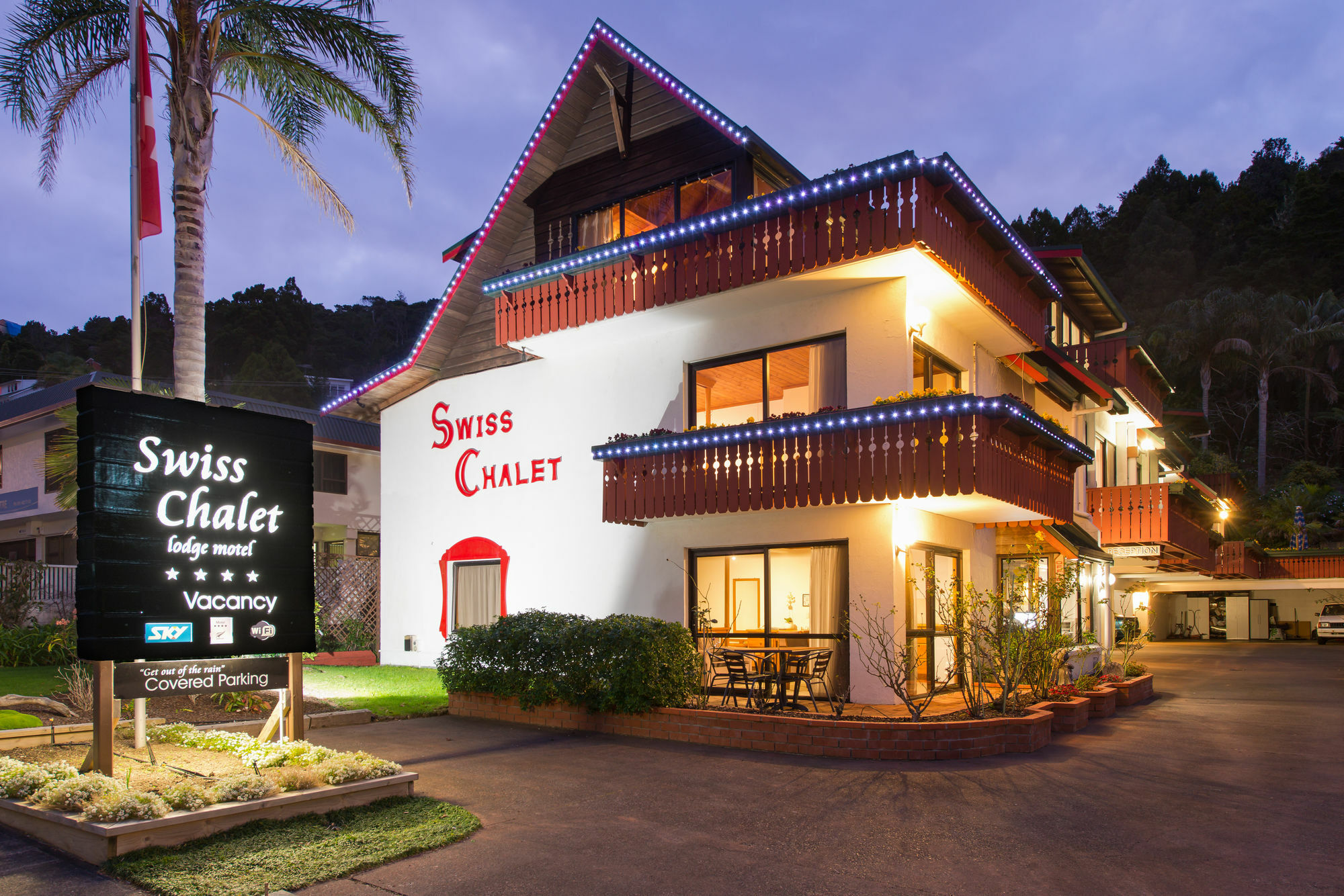 Swiss Chalet Lodge Motel Paihia Exterior foto